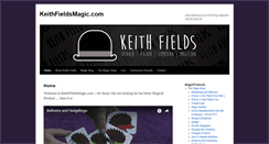 Desktop Screenshot of keithfieldsmagic.com